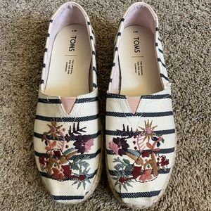 Embroidered Toms Shoes